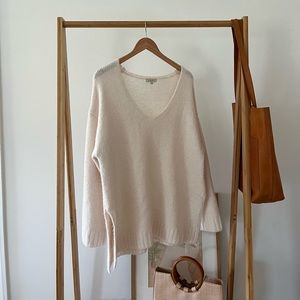Z Supply Weekender Sweater in Ivory Size L